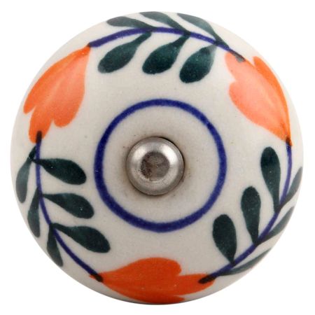 Forest Green Leaf Ceramic Wine Stopper